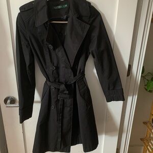 Ralph Lauren Black Trench Coat